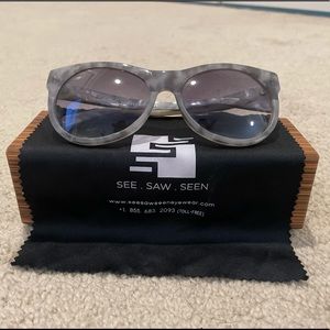NWOT See Saw Seen Faith Sunglasses